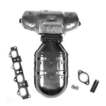 Catalytic Converter with Integrated Exhaust Manifold F7580