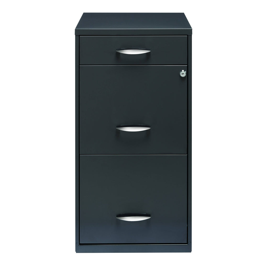 3-Drawer Charcoal File Cabinet R25793