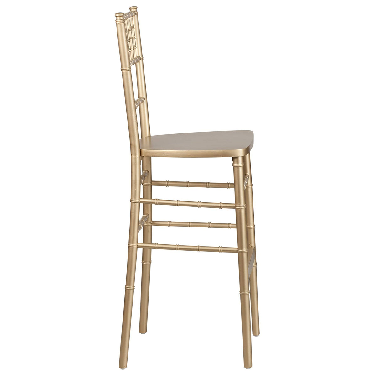 Gold Wood Chiavari Barstool Z9368