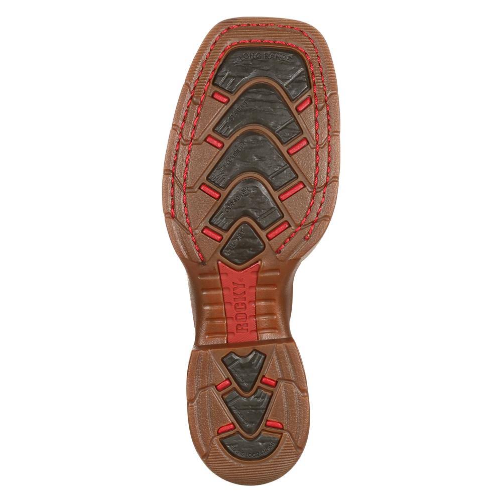 Brown Carbon Fiber Toe Western Boots S7933