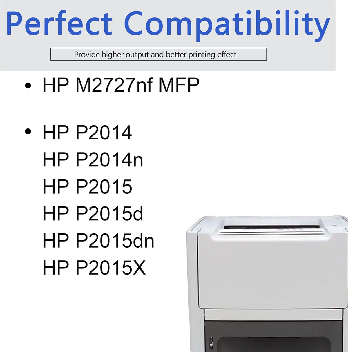 Compatible 53A Toner Cartridge Black 1-Pack X49496