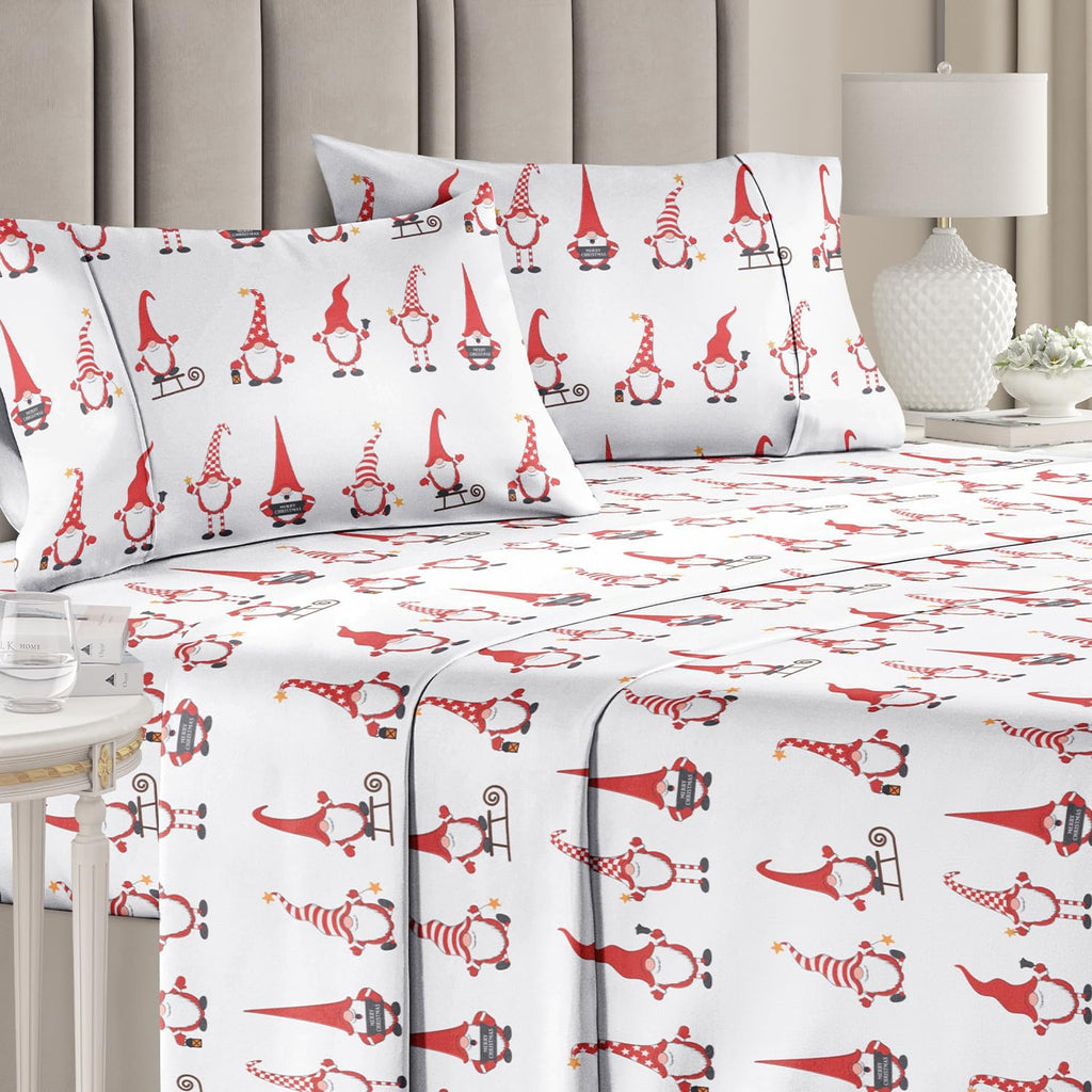 4 Piece Deep Pocket Christmas Sheet Set X38882