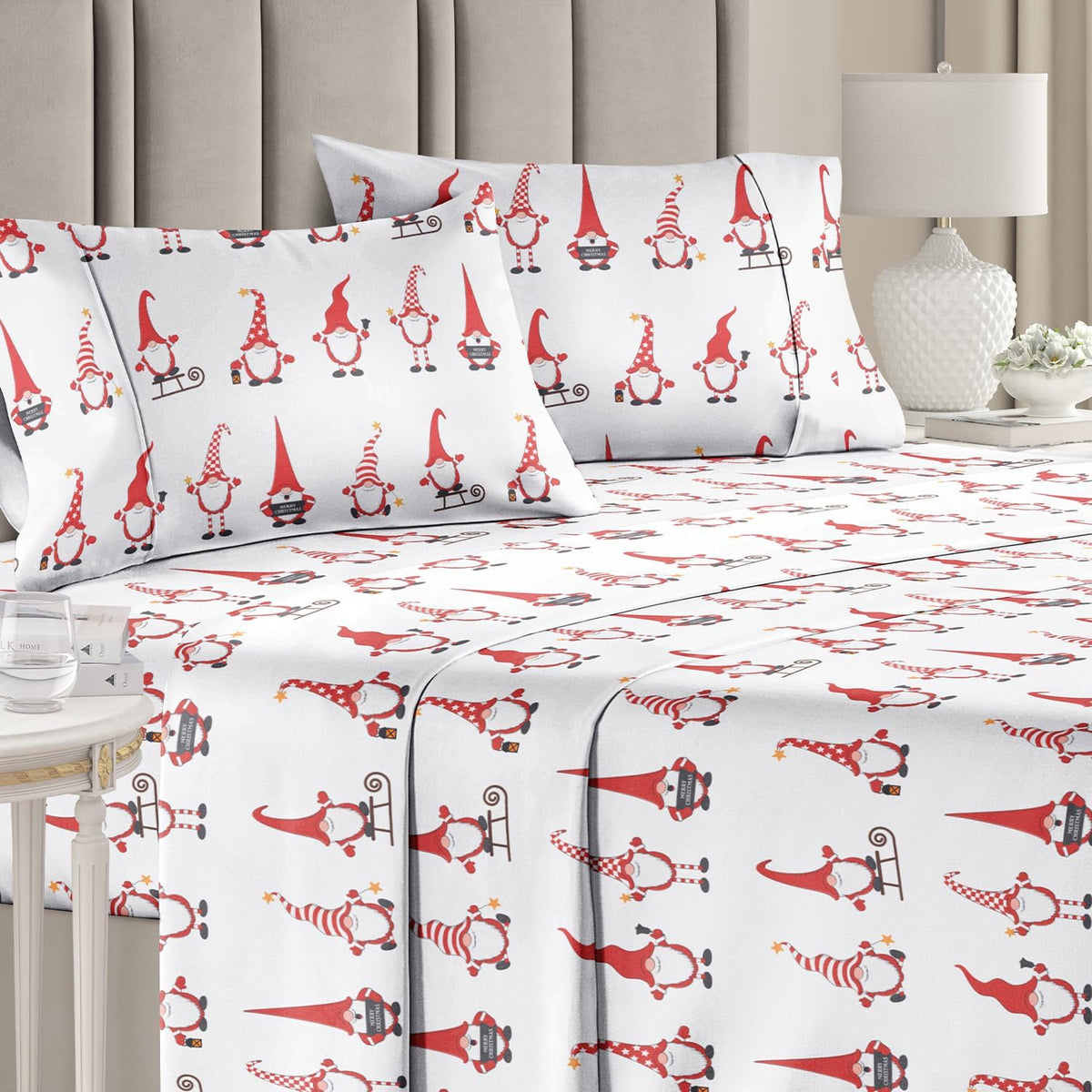 4 Piece Deep Pocket Christmas Sheet Set X38882