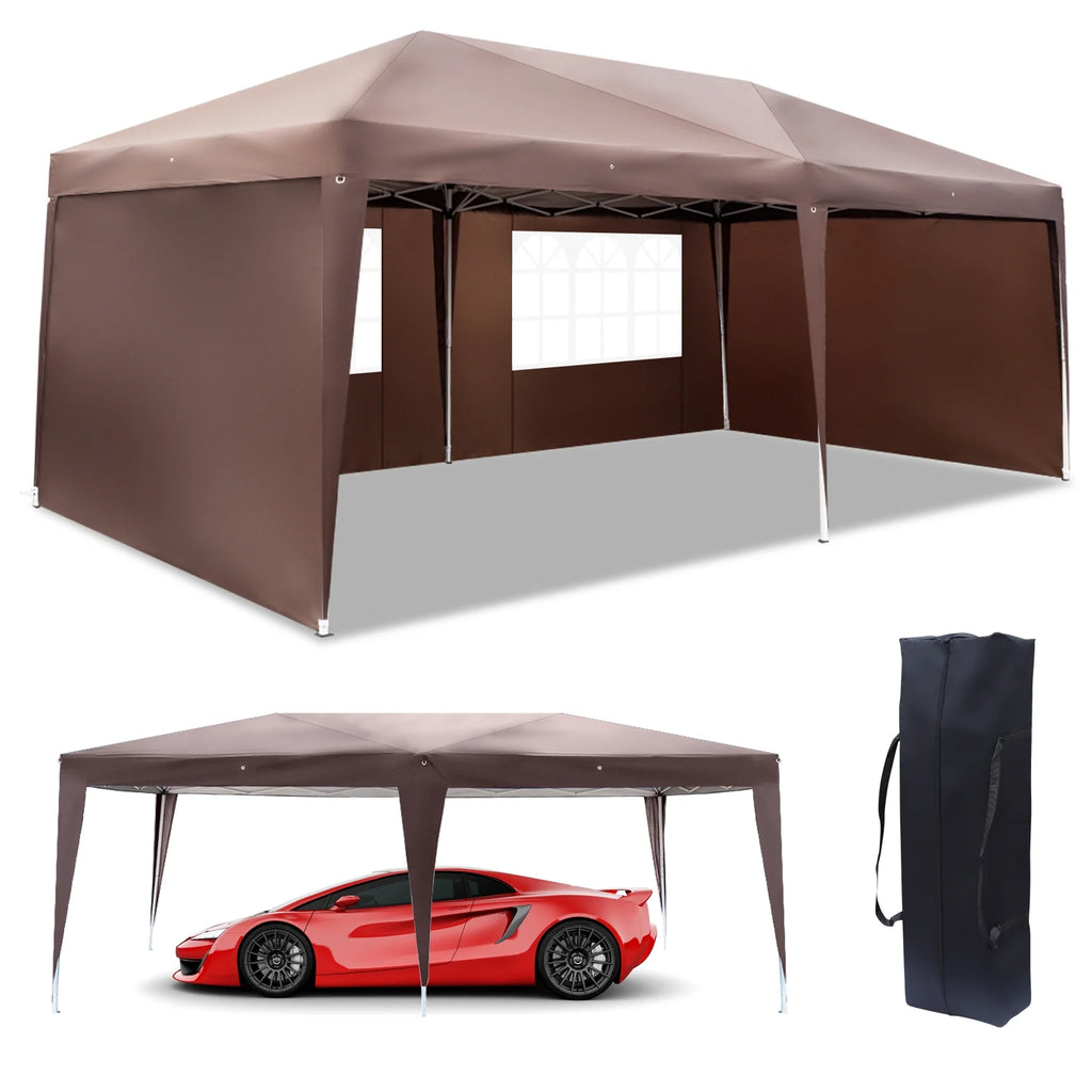 10'x20' Pop Up Canopy Tent with Carry Bag E991