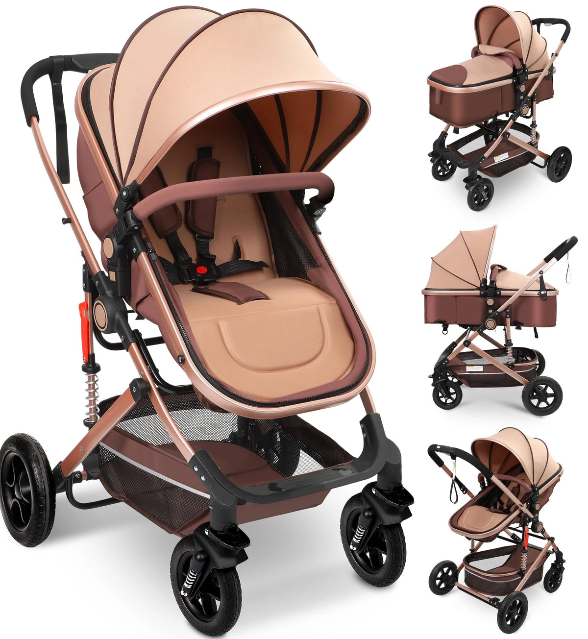 Foldable Reversible Bassinet Baby Stroller R3258