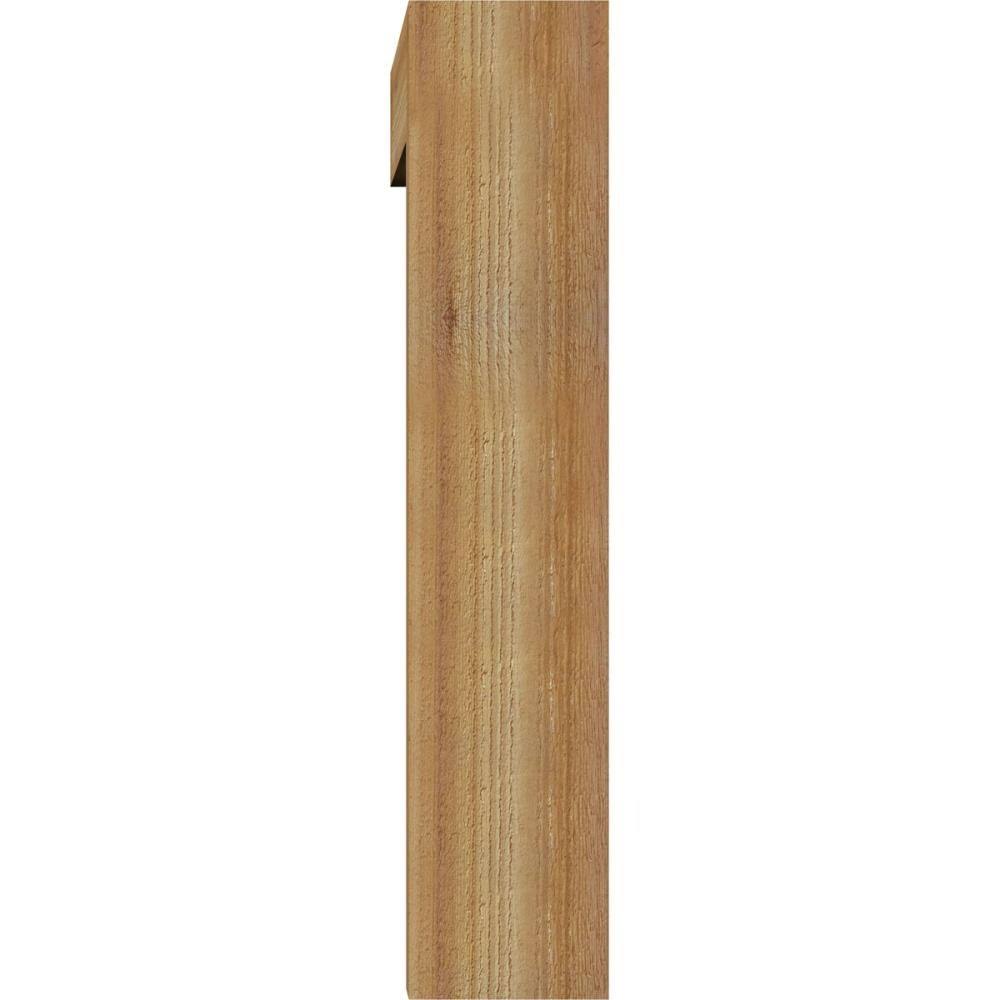 6x22W x 30x22D x 30x22H Rough Sawn Bracket with Offset Brace, Western Red Cedar E303384