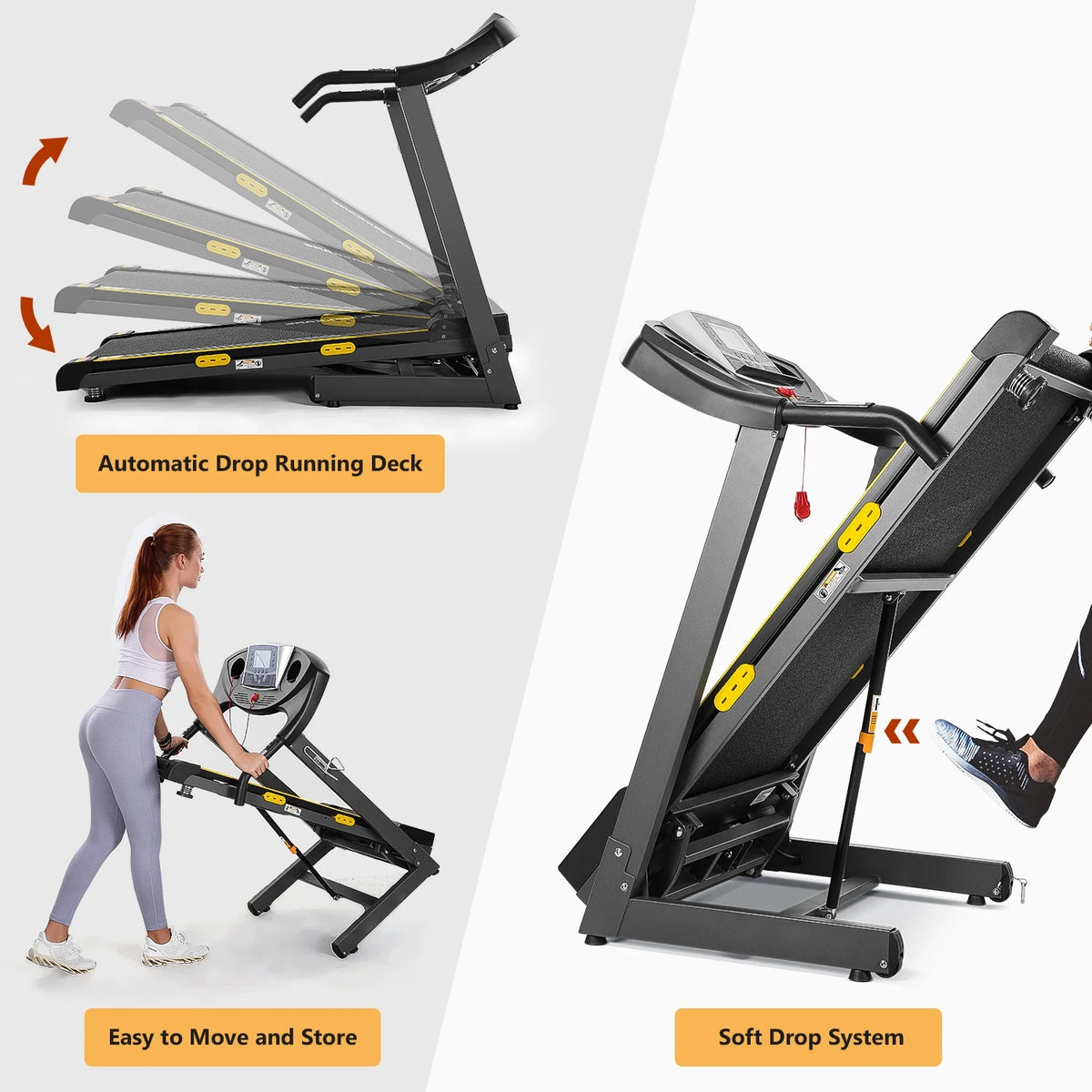 2.5 HP Treadmill with 12% Auto Incline J2239