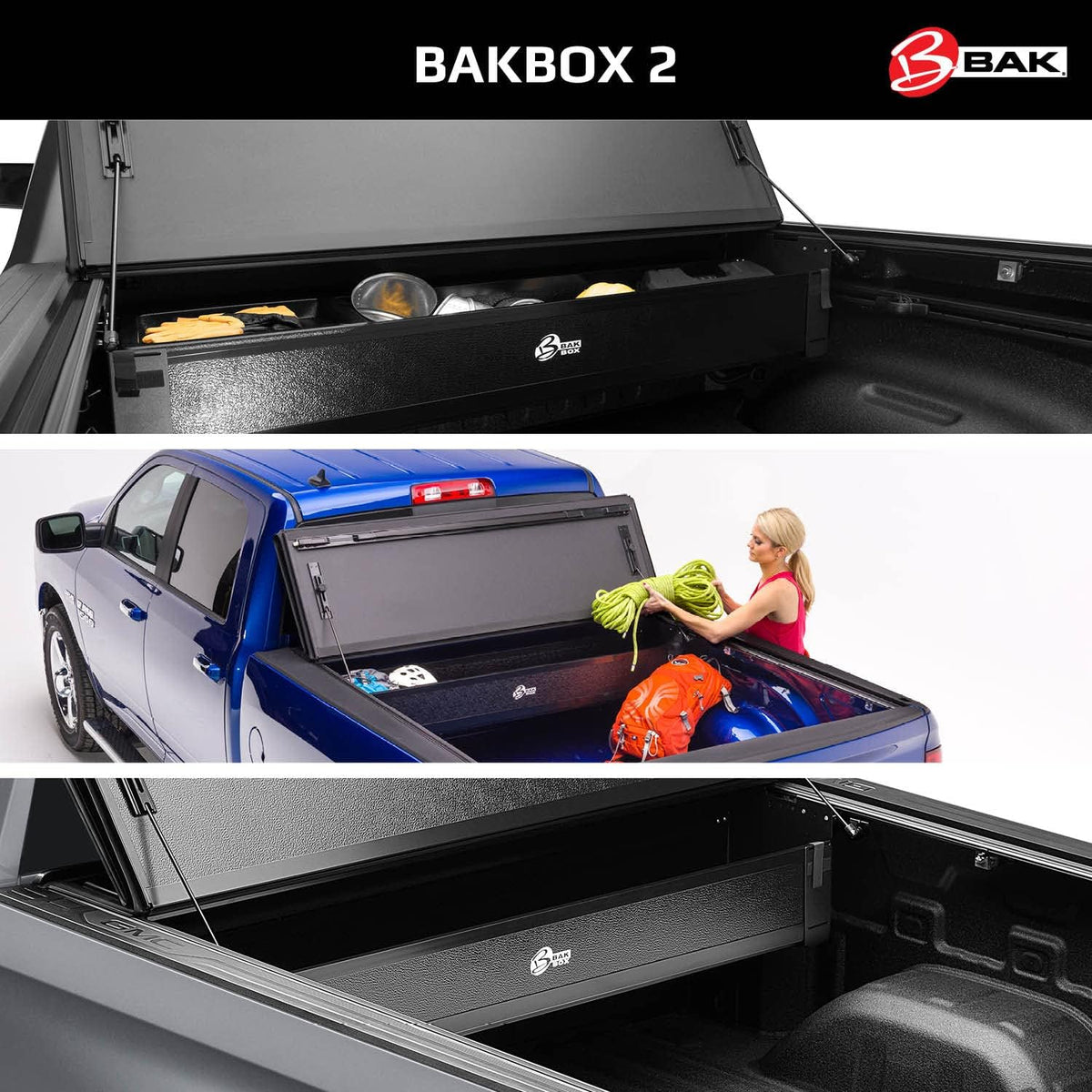 Black Fold-Away Utility Box E536