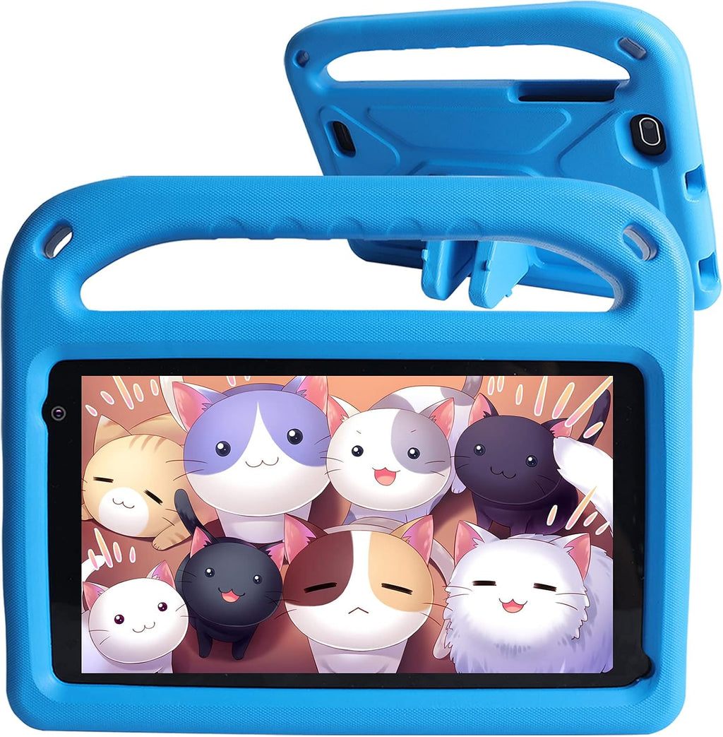 7in 32GB ROM 128GB Extended Memory Android 11 Go Kids Tablet Quad-Core IPS HD Display Blue U660