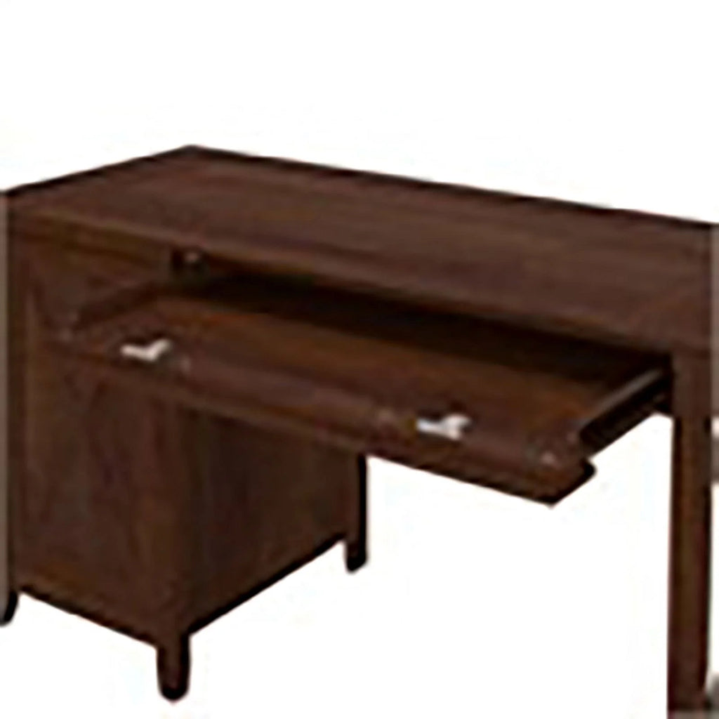 Wood Computer Desk with Storage Cabinet Y65144