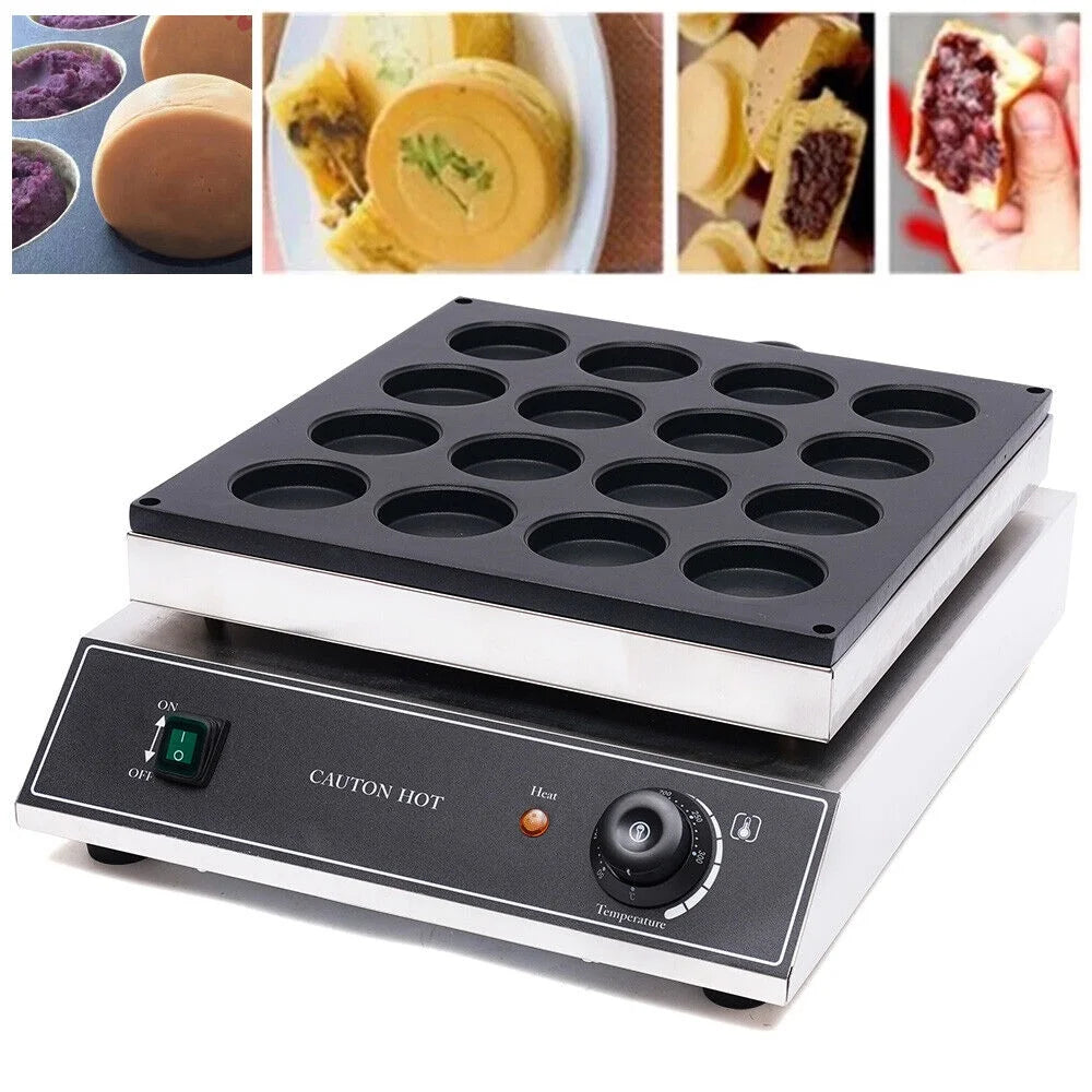 16 Holes Electric Nonstick Waffle Pancake Maker 1700W O7965