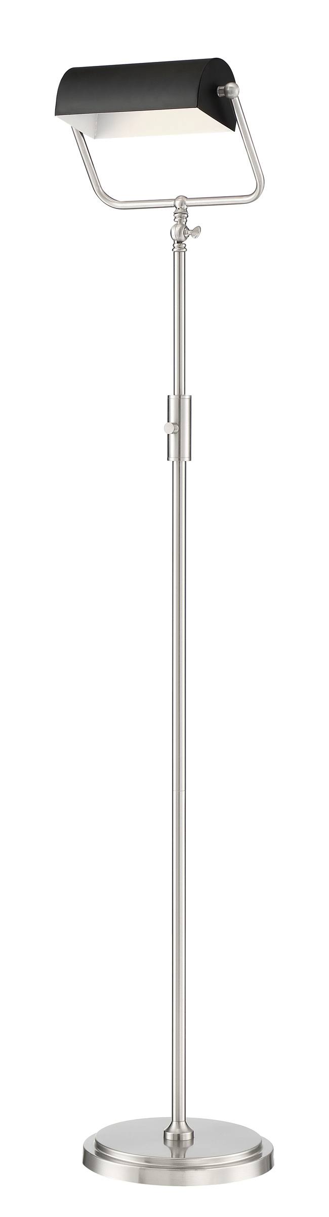 Brushed Nickel LED Floor Lamp A6597