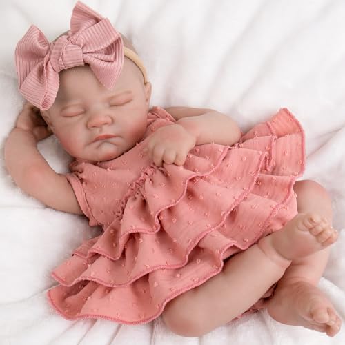 20'' Realistic Vinyl Baby Doll with Outfit Set Q6518