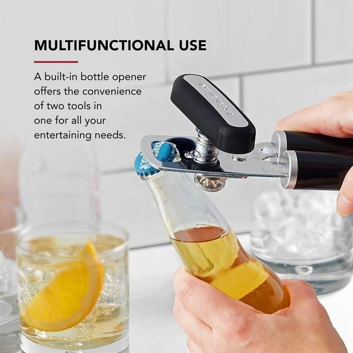 Black Can Opener Bottle Opener V942818