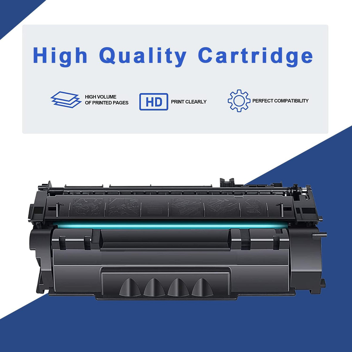 Compatible 53A Toner Cartridge Black 1-Pack X49496