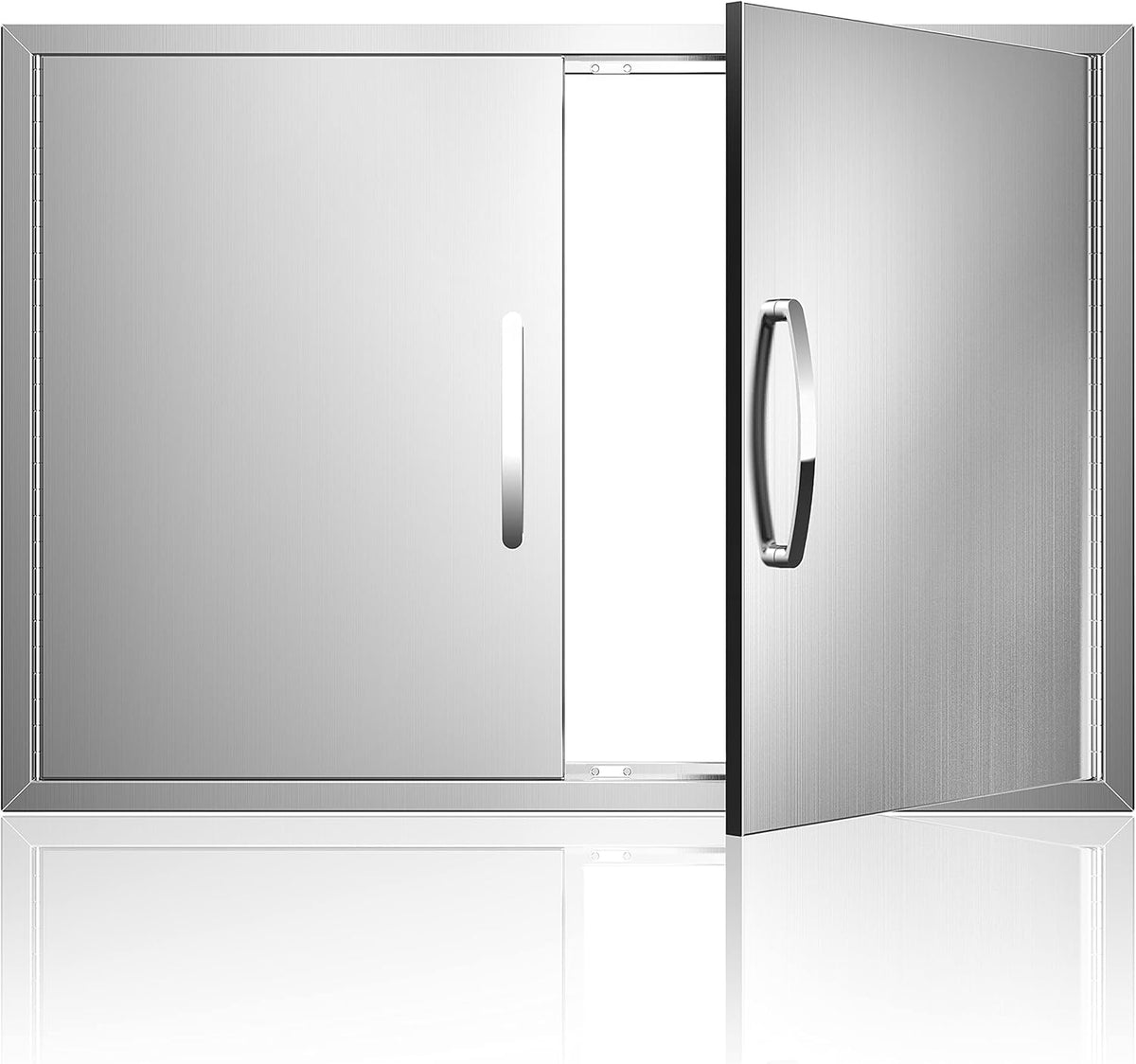 Double Stainless Steel BBQ Access Door H681