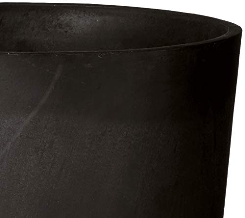Black Tall Round Planter, 13 by 13 by 28-Inch S88944