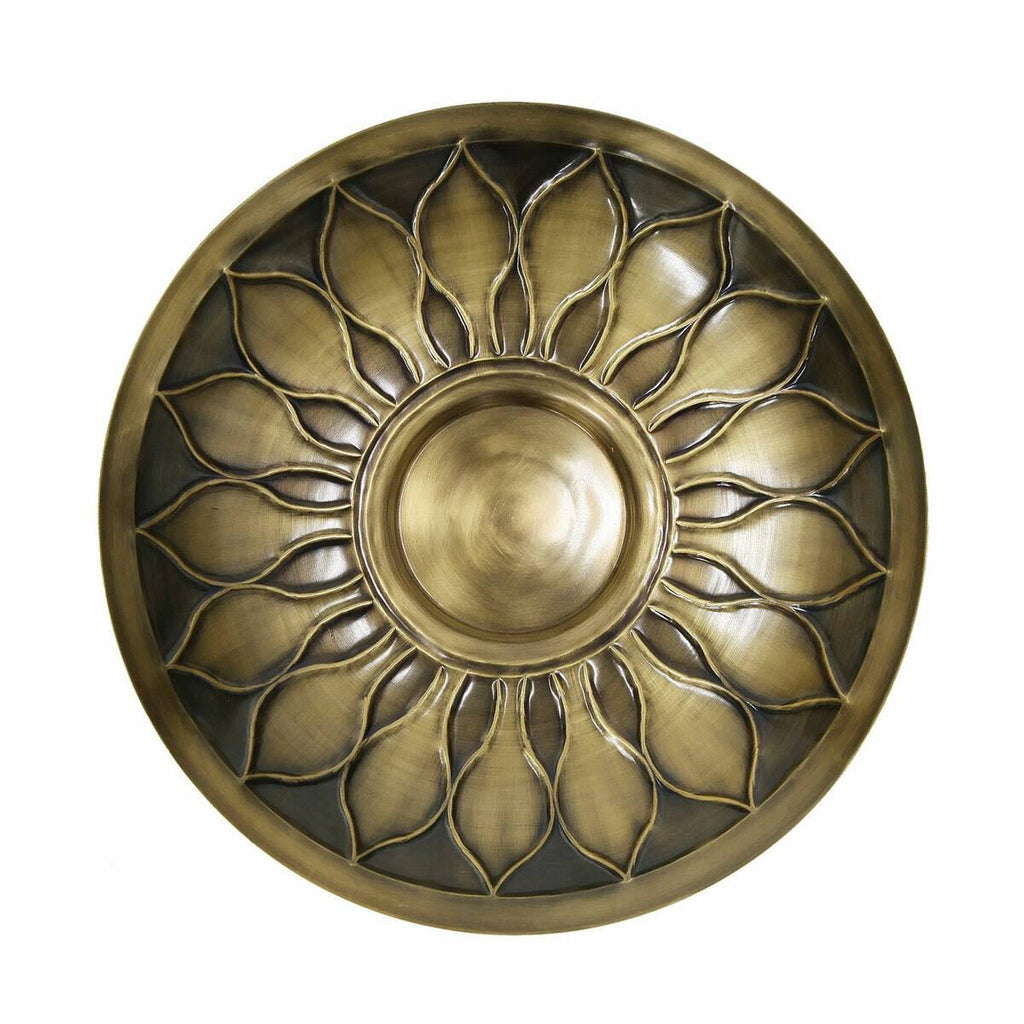 Brass Birdbath with Stake R1023