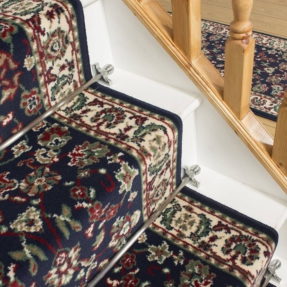 Persian Blue Stair Carpet Runner 35 foot R67132