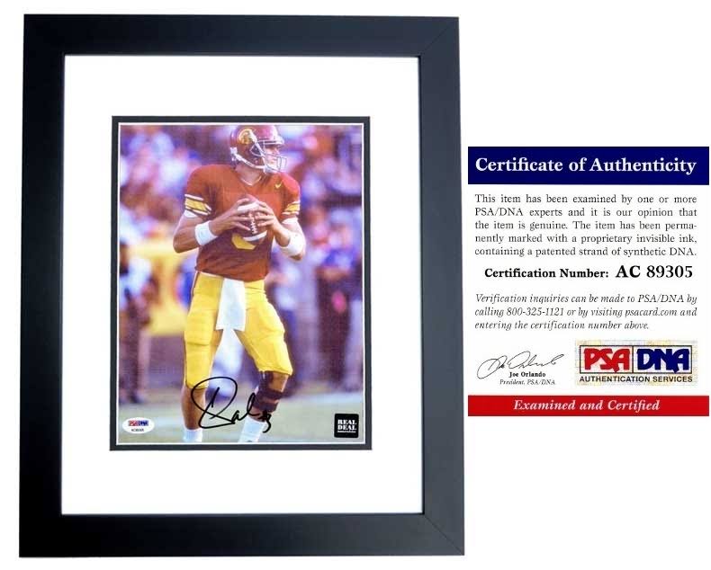 USC Trojans Carson Palmer Autographed Framed Photo B868950