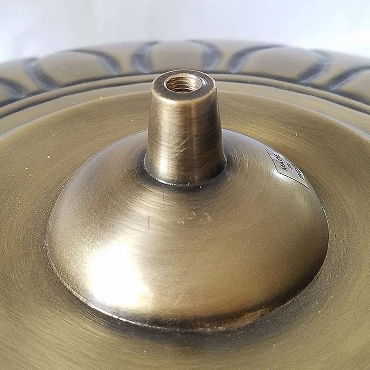 Brass Birdbath with Stake R1023