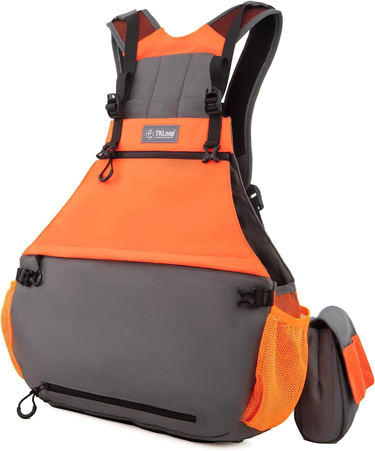 Orange Grey Upland Hunting Vest with Blood-Proof Lining P66548