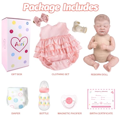 20'' Realistic Vinyl Baby Doll with Outfit Set Q6518