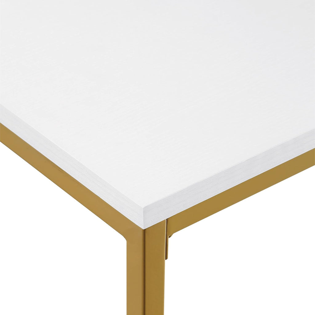 White 3 Shelf Bookcase and Credenza O235387