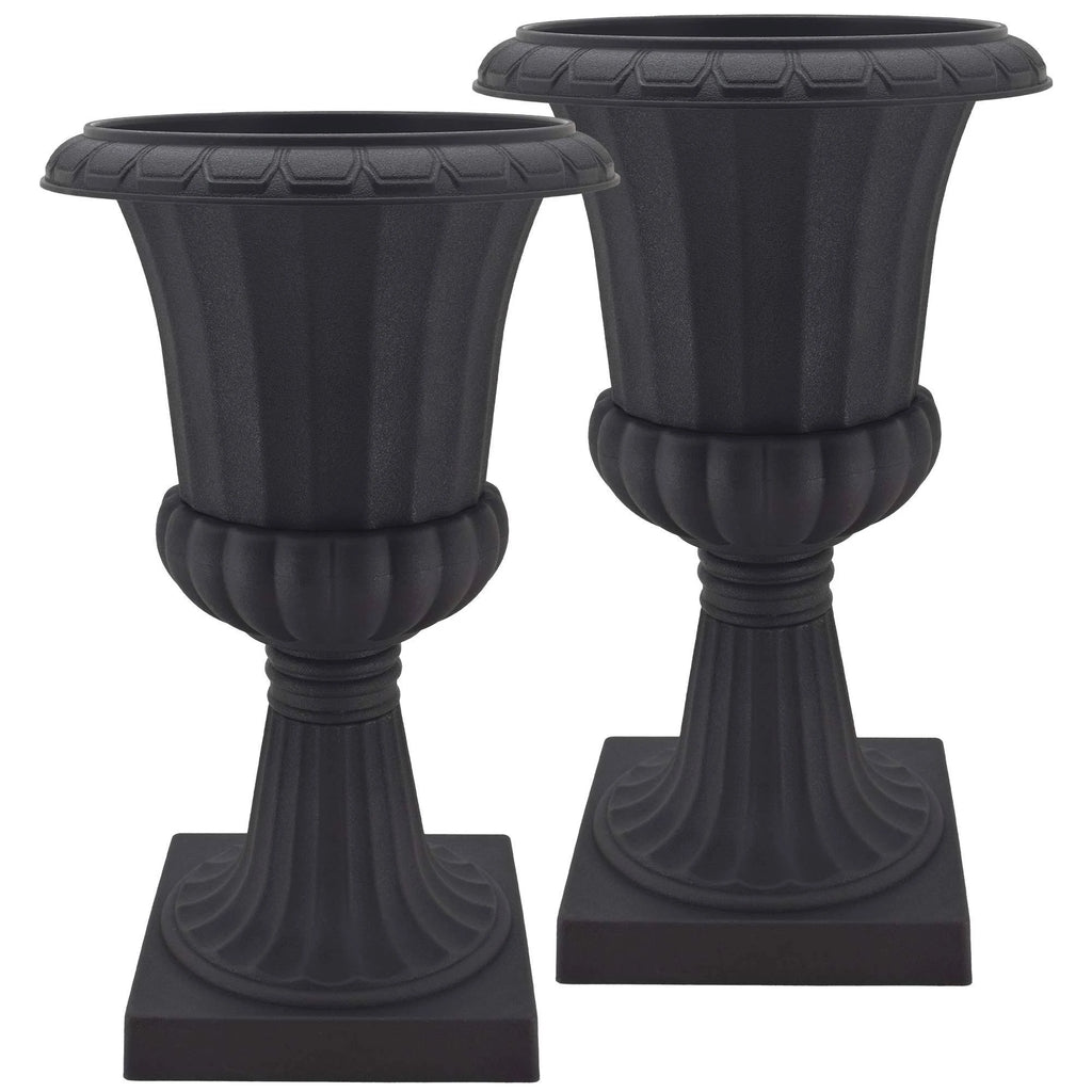 Black Plastic Urn Pack of 2 A9392