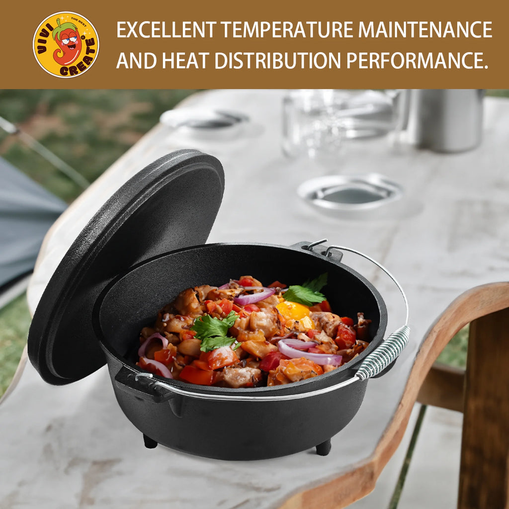 Pre-Seasoned 9-Quart Cast Iron Dutch Oven L48884