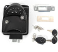 Keyless Entry Door Lock Latch Handle Knob Deadlock (Black) K62097