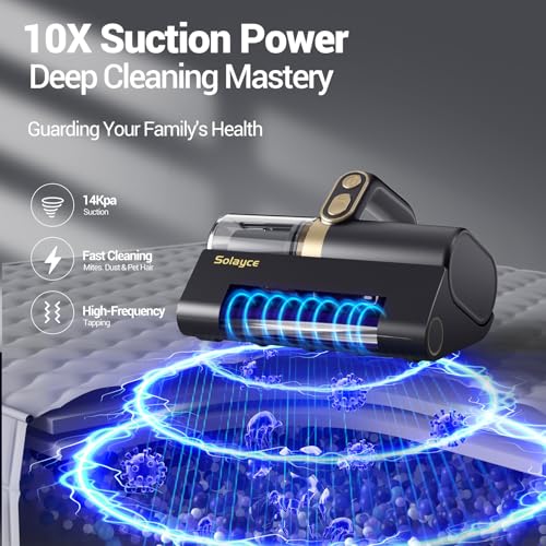 16Kpa Suction 500W Mattress Vacuum Cleaner with HEPA Filter C1092