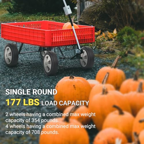 8" x 2" Flat Free Solid Rubber Tire and Wheel with 2" Offset Hub S42637
