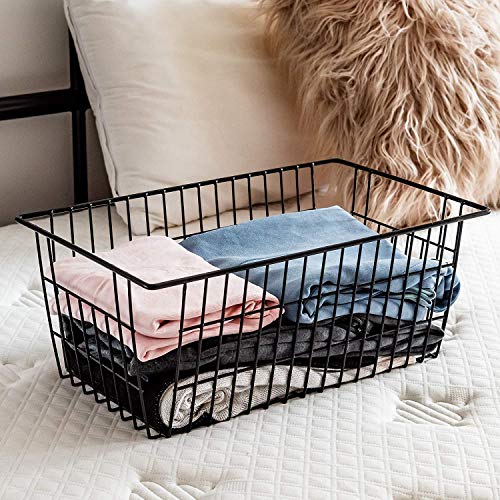 17.5" 2Packs Wire Metal Freezer Organizer Bins O167