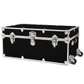 White Camp Trunk with Removable Wheels 30"x17"x13" Y495217