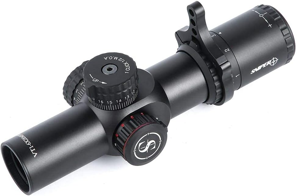 1-6X28 FFP CQB Scope with Red/Green Illuminated Reticle J521