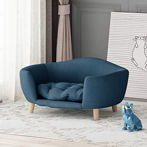 Dark Gray Plush Pet Bed C64105