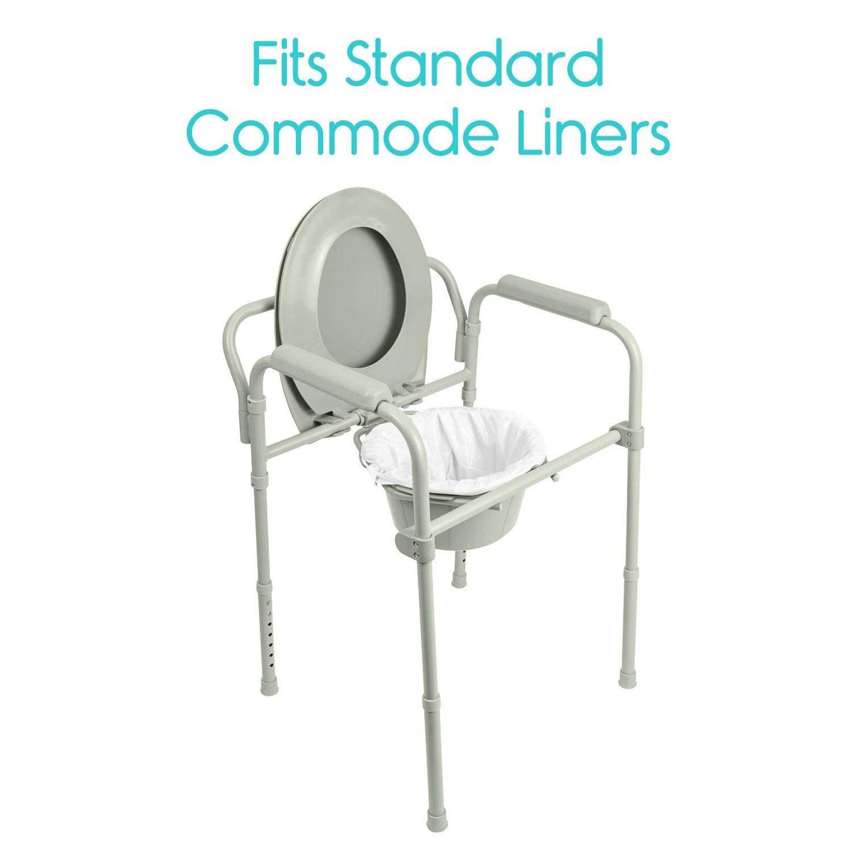 3 in 1 Extra Wide Folding Commode Chair S8618