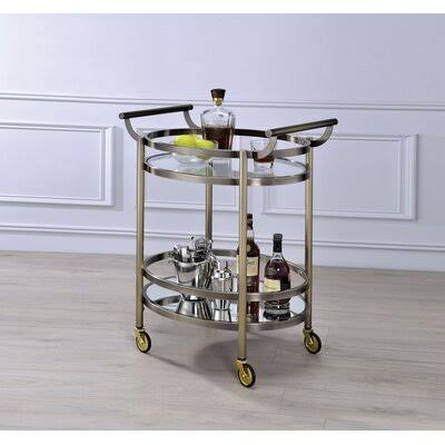 Kitchen Cart with Glass Top K79346