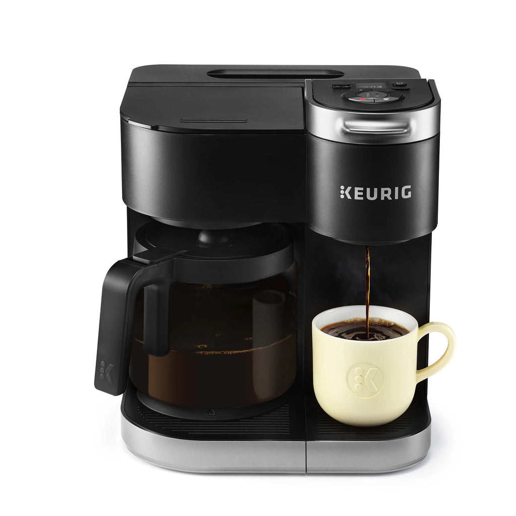 Black Single Serve & Carafe Coffee Maker D711