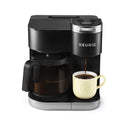 Black Single Serve & Carafe Coffee Maker D711