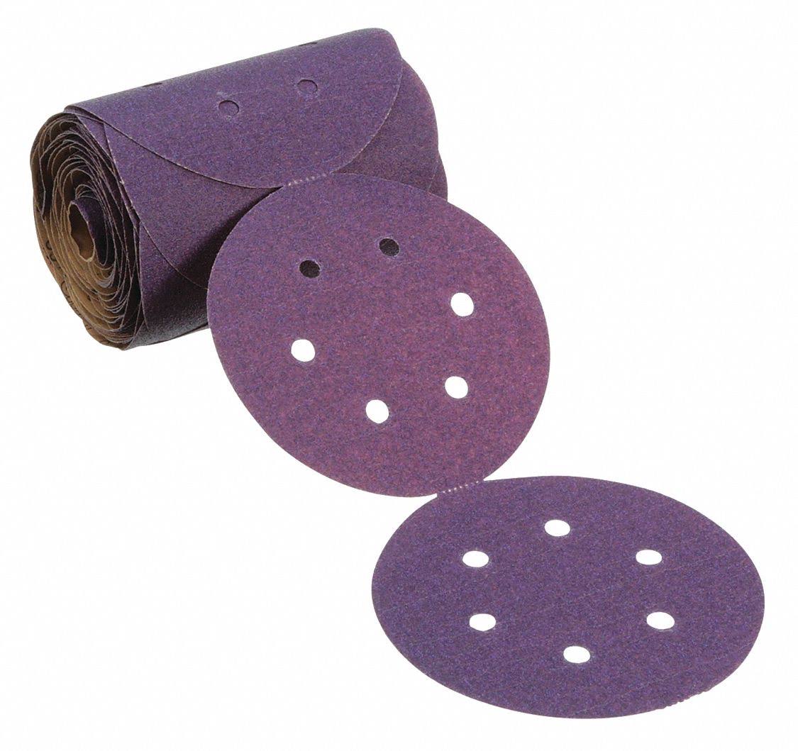 6 in 6 Holes 80+ C-weight Sanding Disc Roll P180406