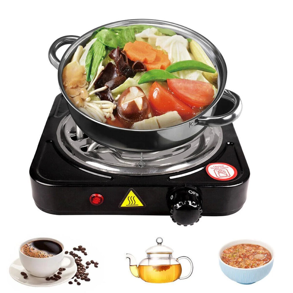 Electric Stove Dual Burner Portable Compact Hot Plate T8879