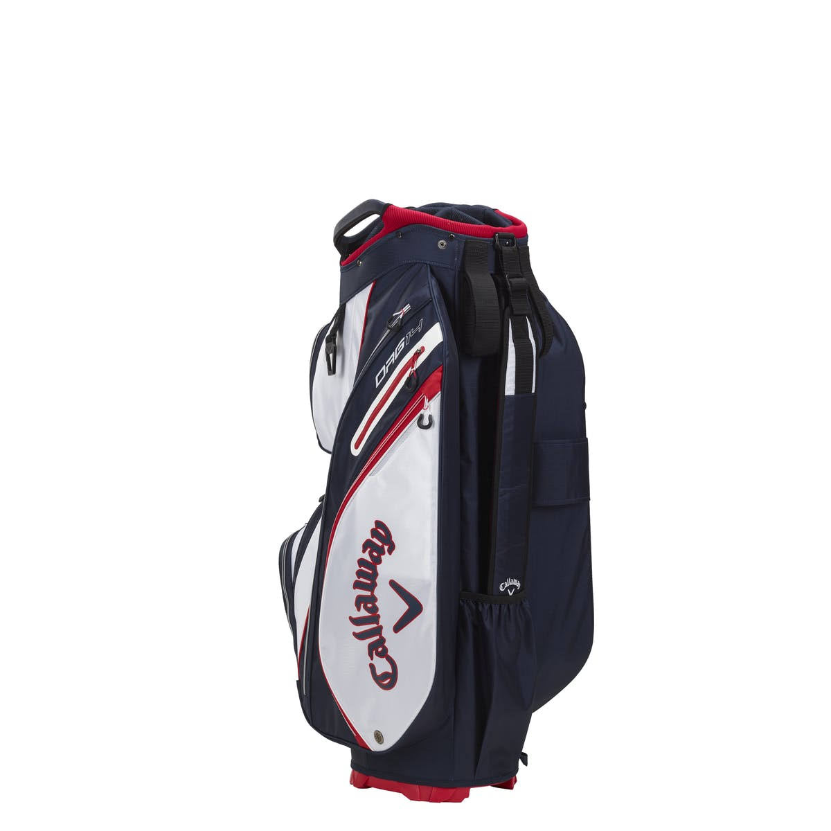 Golf Cart Bag White Navy Flag F256