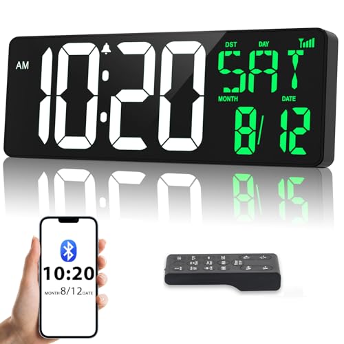 17 Inch Digital Wall Clock with Remote M11002