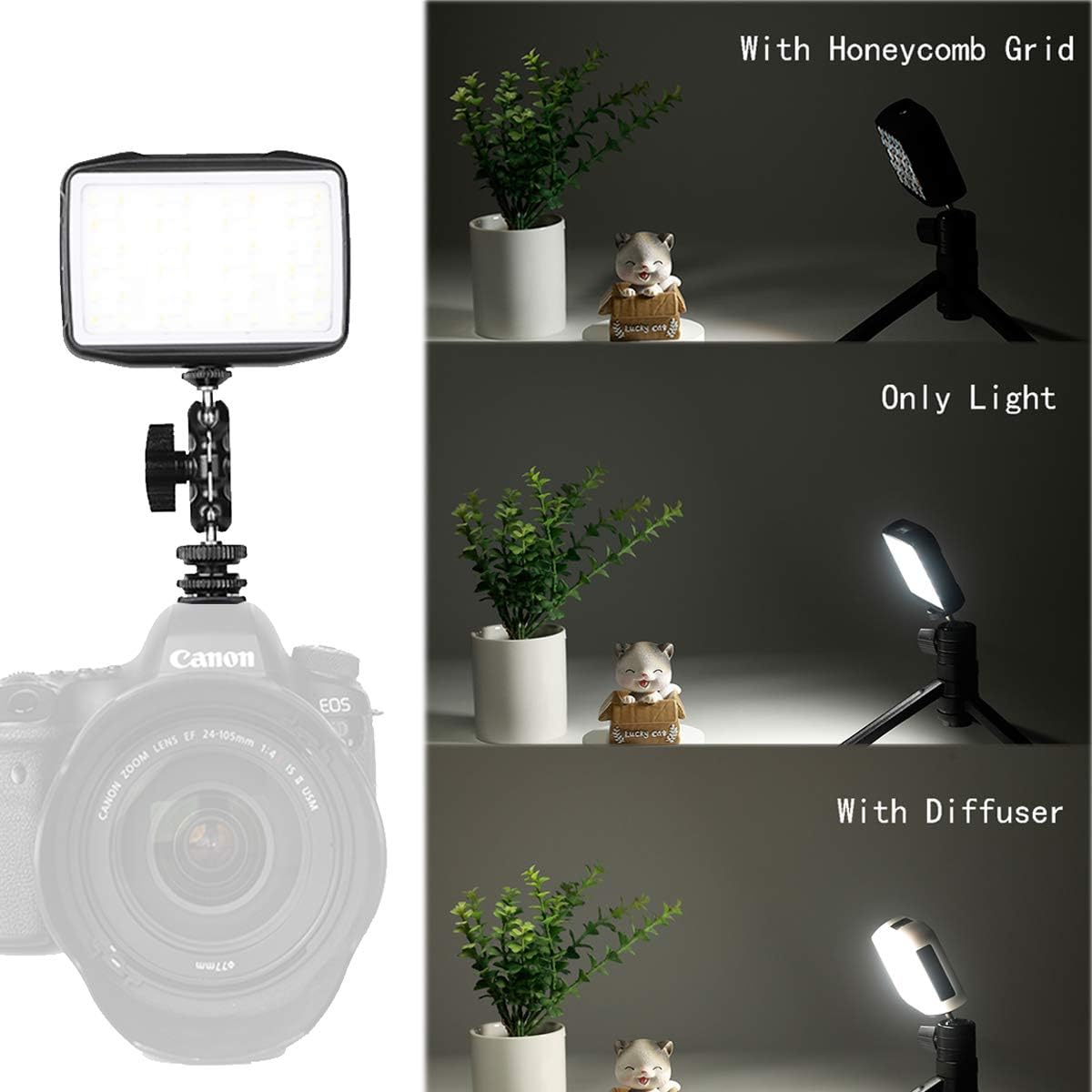 5W RGB Pocket On Camera Light 2500-9000K X343