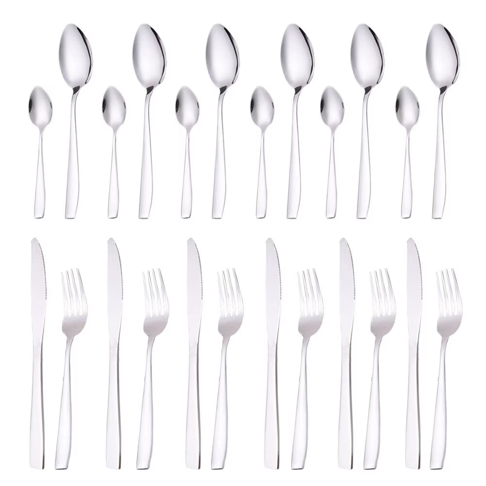 24 Pcs Stainless Steel Flatware Drying Rack A413140