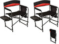 Heavy Duty Folding Camp Chairs with Side Table O668