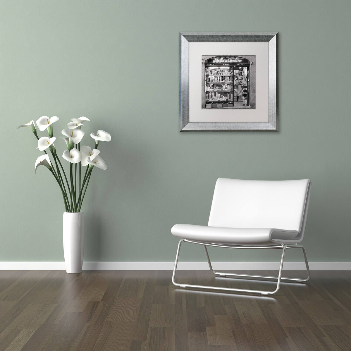 Contemporary Matted Framed Art J490391