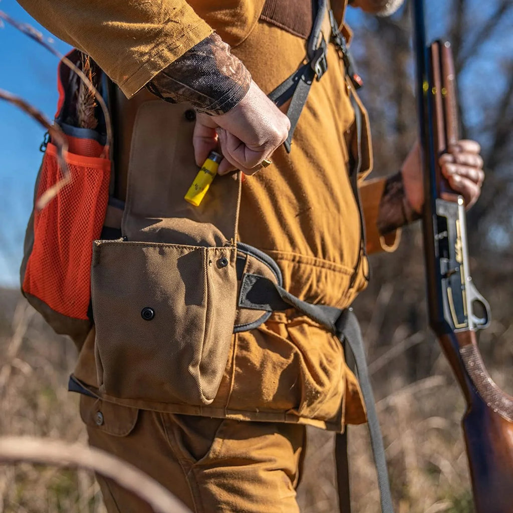 Orange Grey Upland Hunting Vest with Blood-Proof Lining P66548